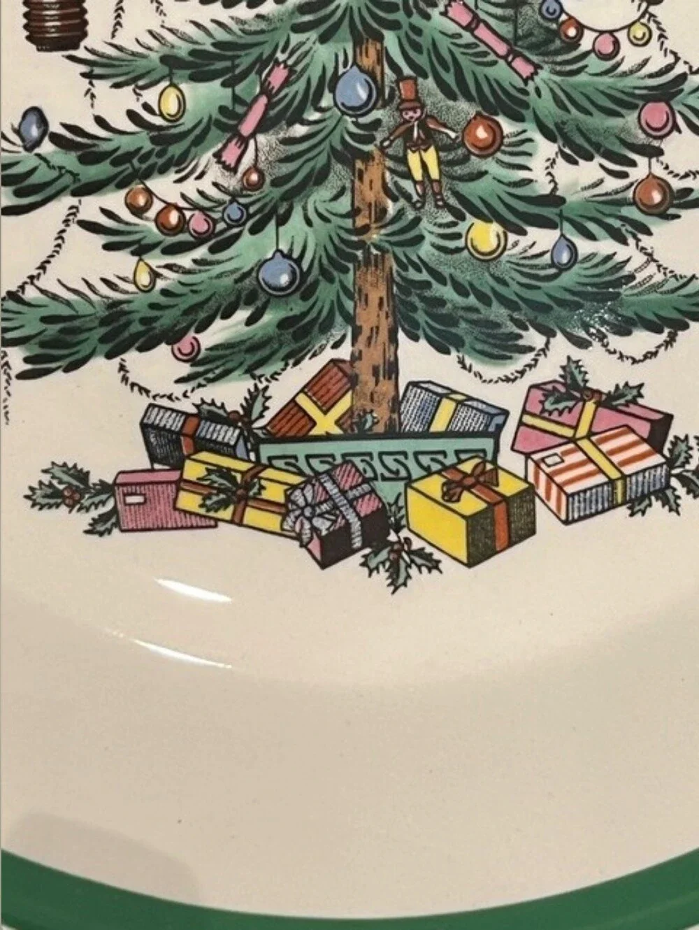 Mint Vintage Pre-1980 Spode Christmas Tree 6.5